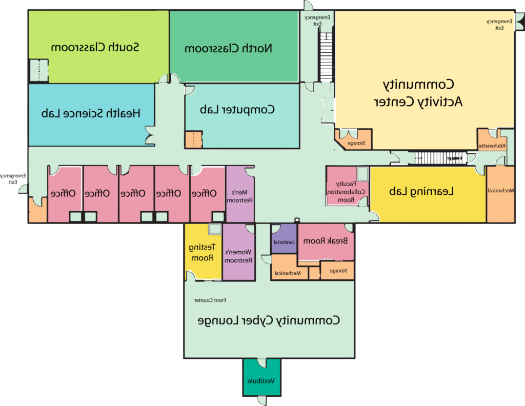 Southeast Education Center floorplan